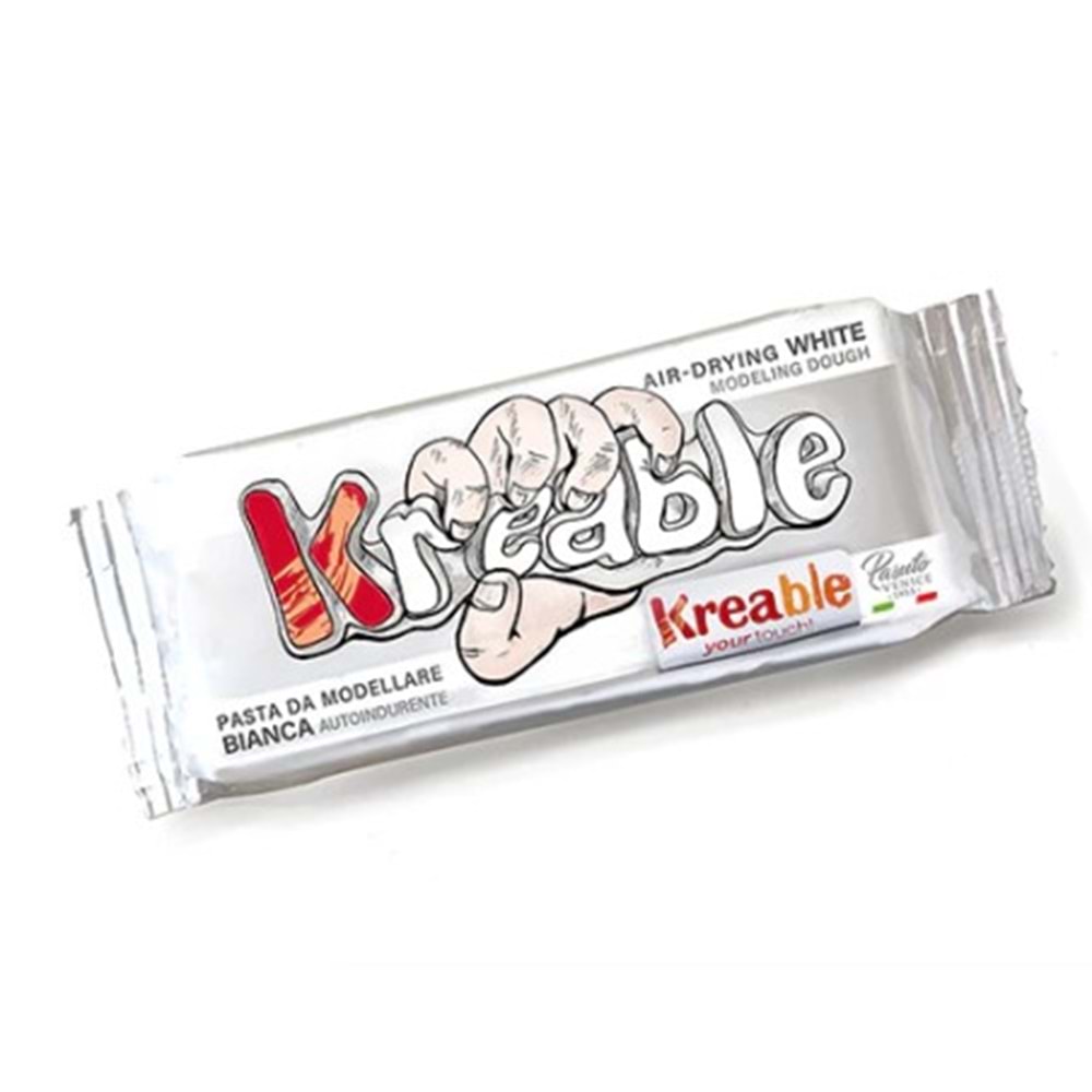 Kreable Hava İle Kuruyan Seramik Hamuru 500 gr Beyaz
