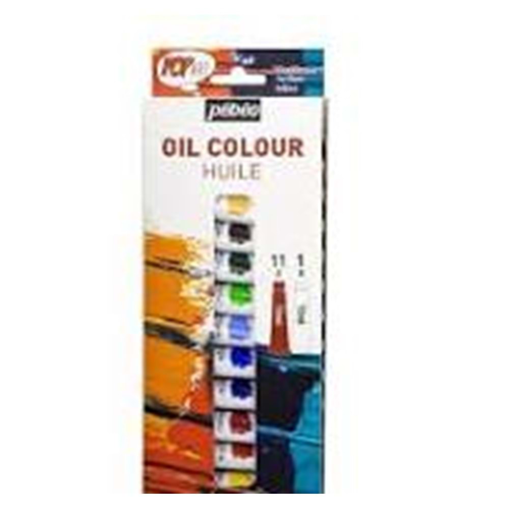 Pebeo Pop Art Yağlı Boya Seti 11X10ML +1 Tüp 15ML Beyaz 669600