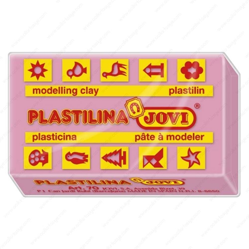 Jovi Plastilina Kurumayan Oyun Hamuru Pembe 50 Gr