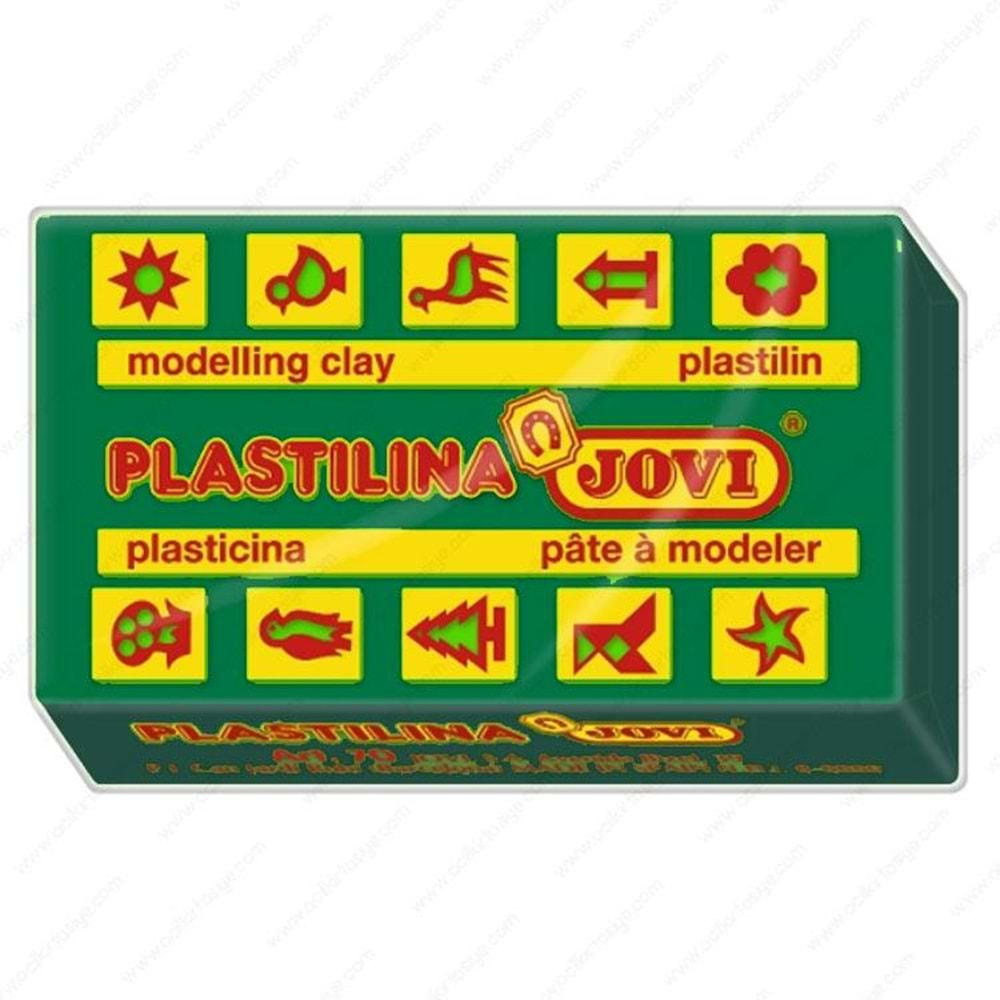 Jovi Plastilina Kurumayan Oyun Hamuru Koyu Yeşil 50 Gr