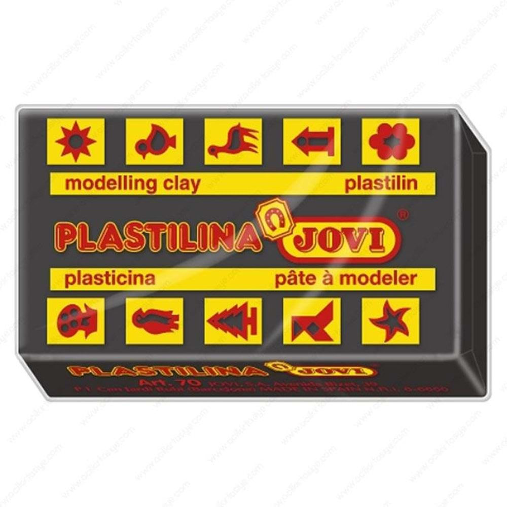 Jovi Plastilina Kurumayan Oyun Hamuru Siyah 50 Gr