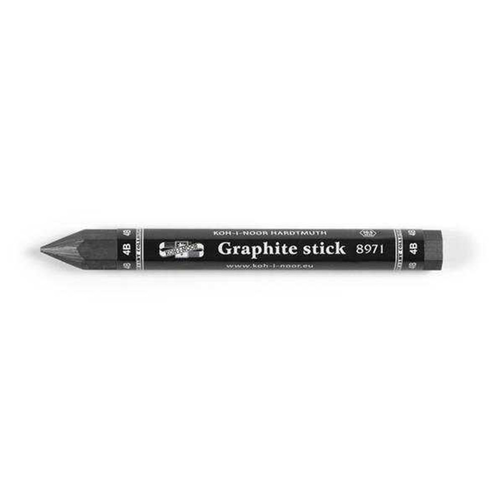 Koh-i Noor Jumbo Graphite Stick 4B Ağaçsız Kalın Grafit Füzen Kalem