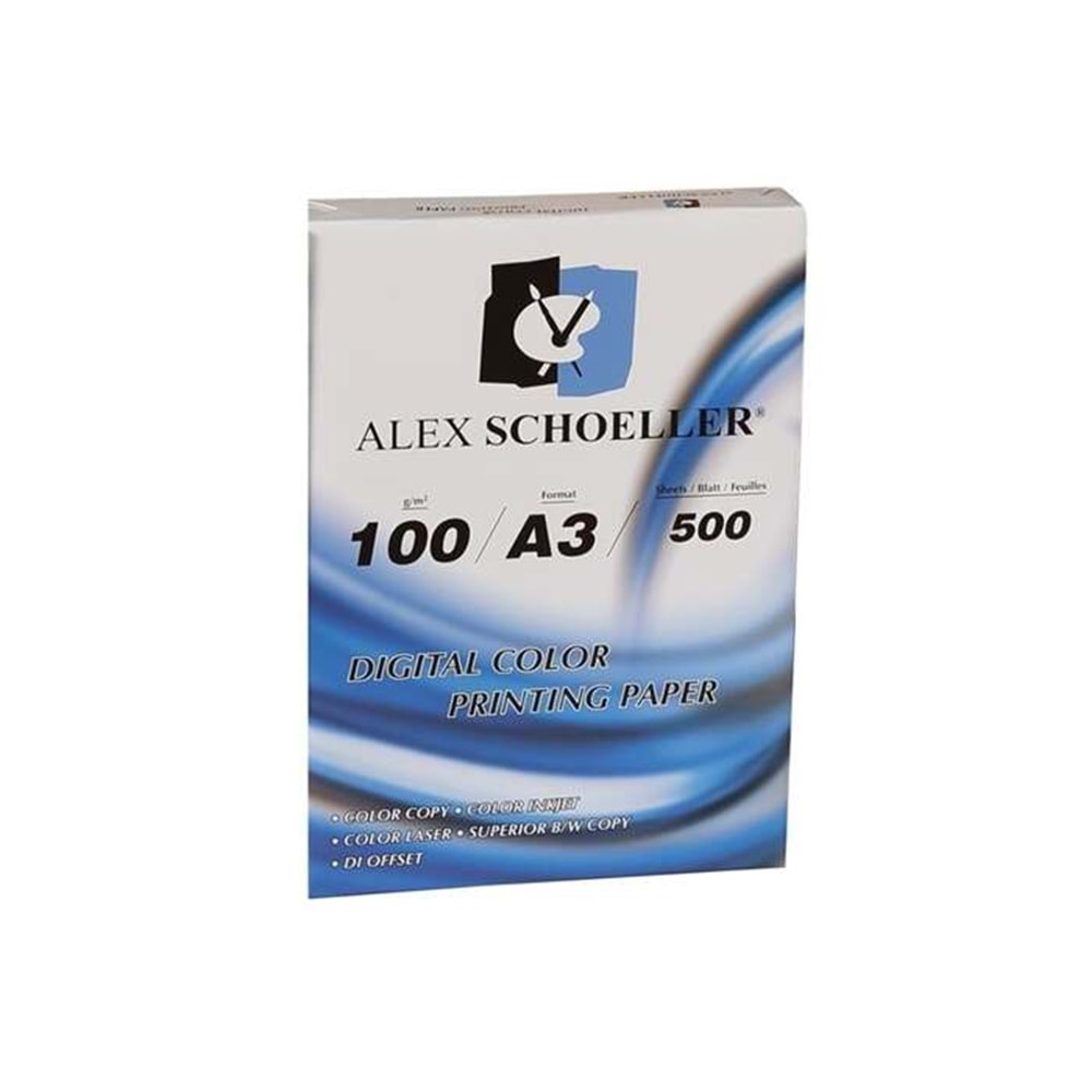 Alex Schoeller Fotokopi Kağıdı A3 100 g 500 Yaprak