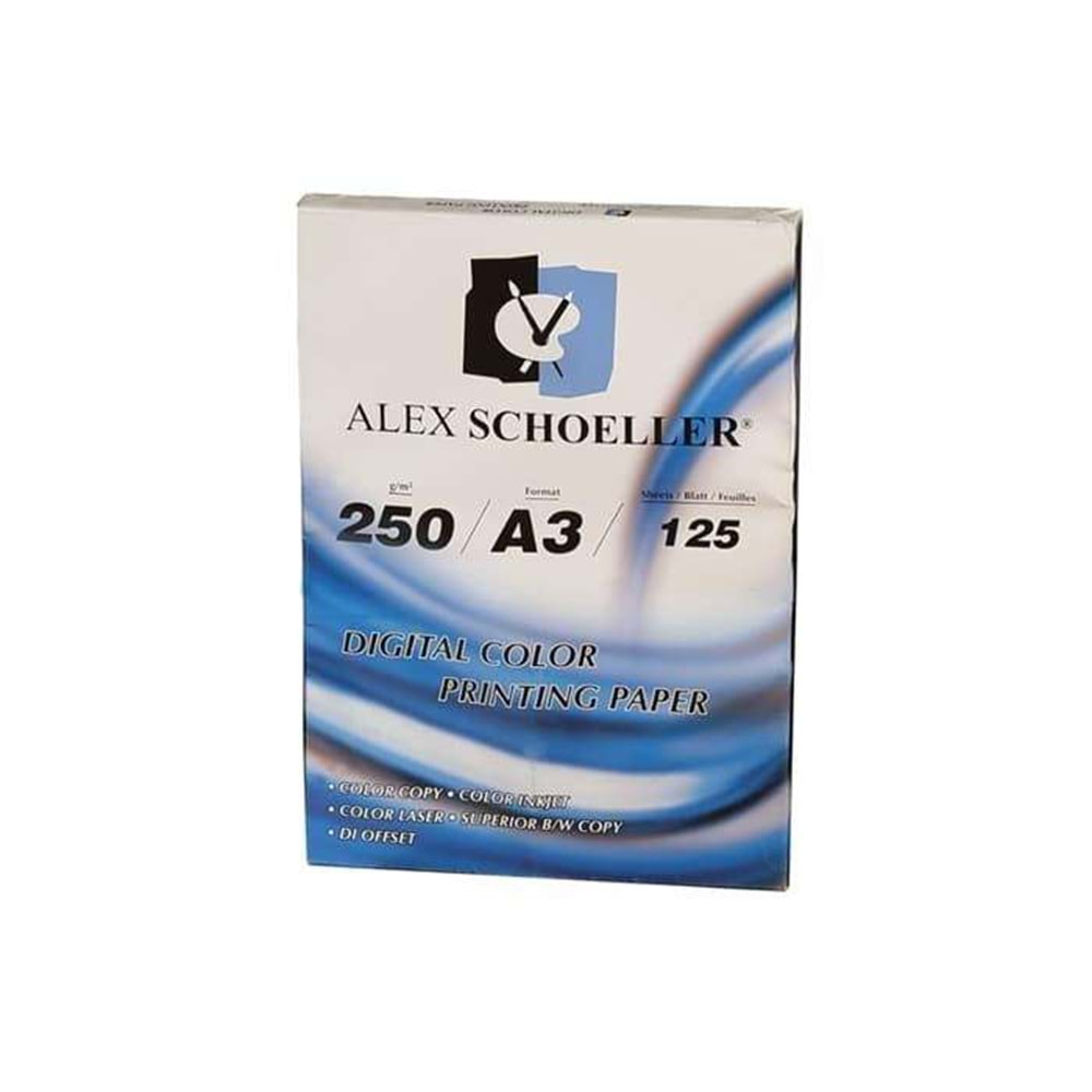 Alex Schoeller Fotokopi Kağıdı A3 250 g 125 Yaprak