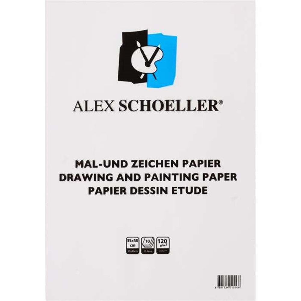 Alex Schoeller Çizim Kağıdı 120 g 10’lu 35x50 cm