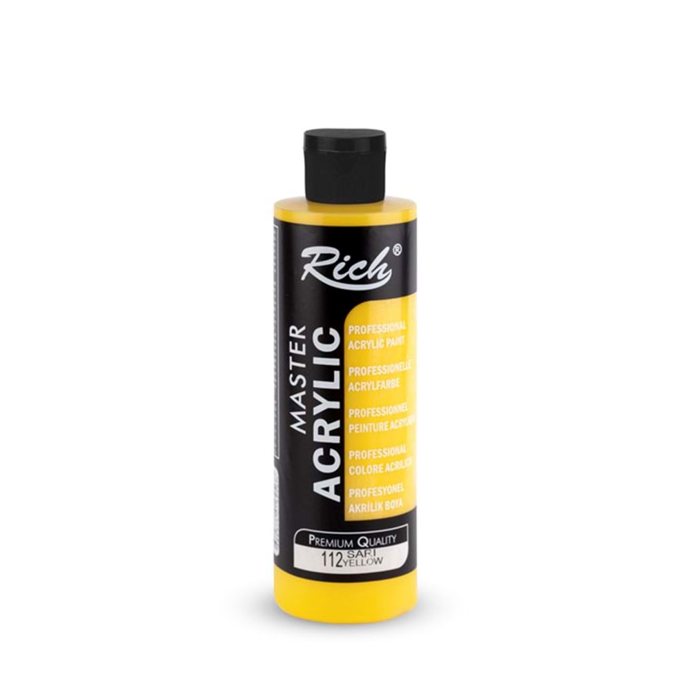 Rich Master Akrilik Boya 240 ml Sarı 112