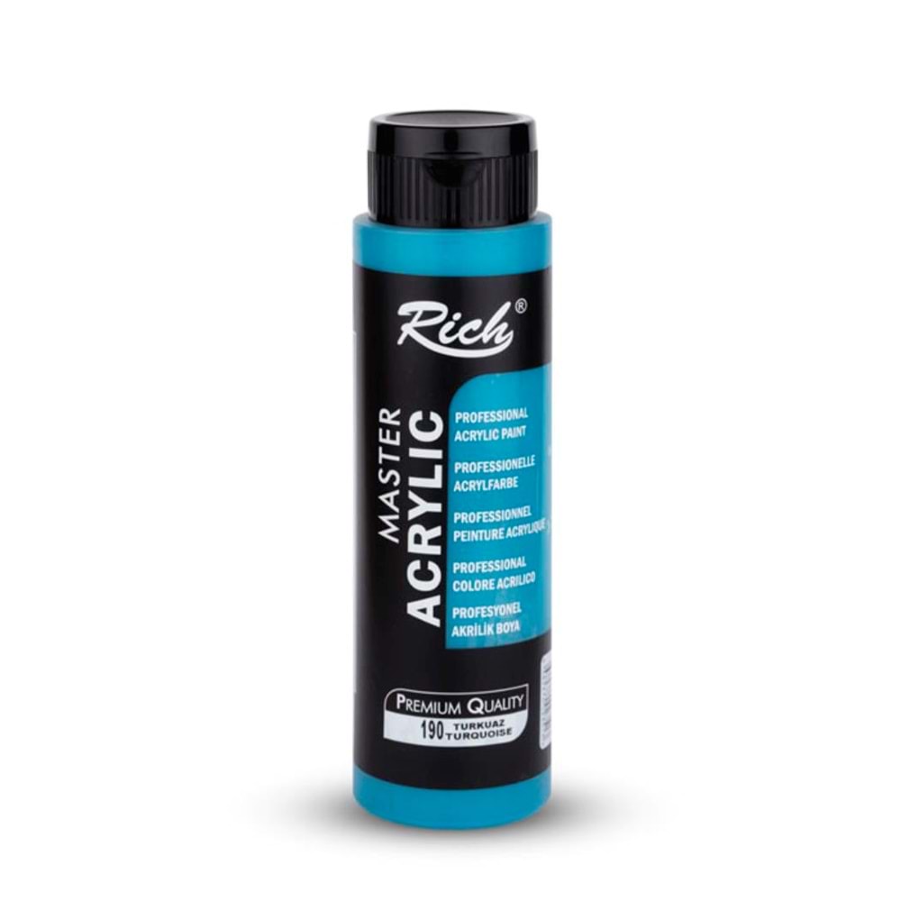 Rich Master Akrilik Boya 500 ml Turkuaz