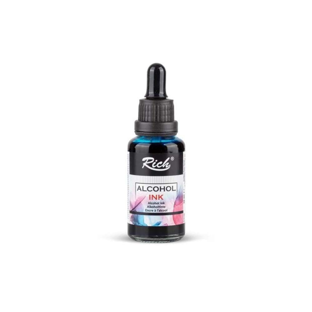 Rich Alcohol Ink Alkol Bazlı Mürekkep 30 ml Turkuaz 18615