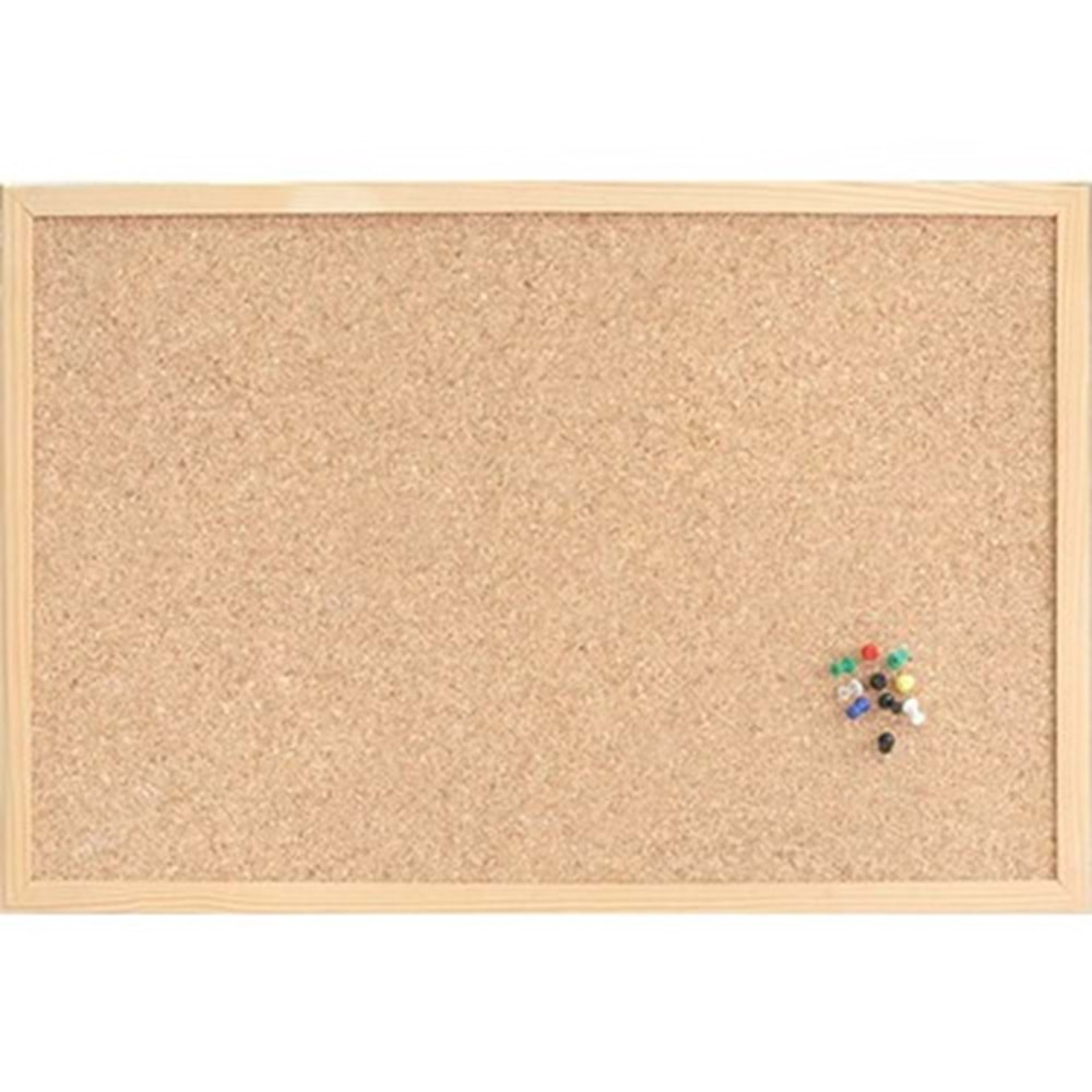 Ant 60x90 Mantar Pano Naturel Mdf Çerçeve