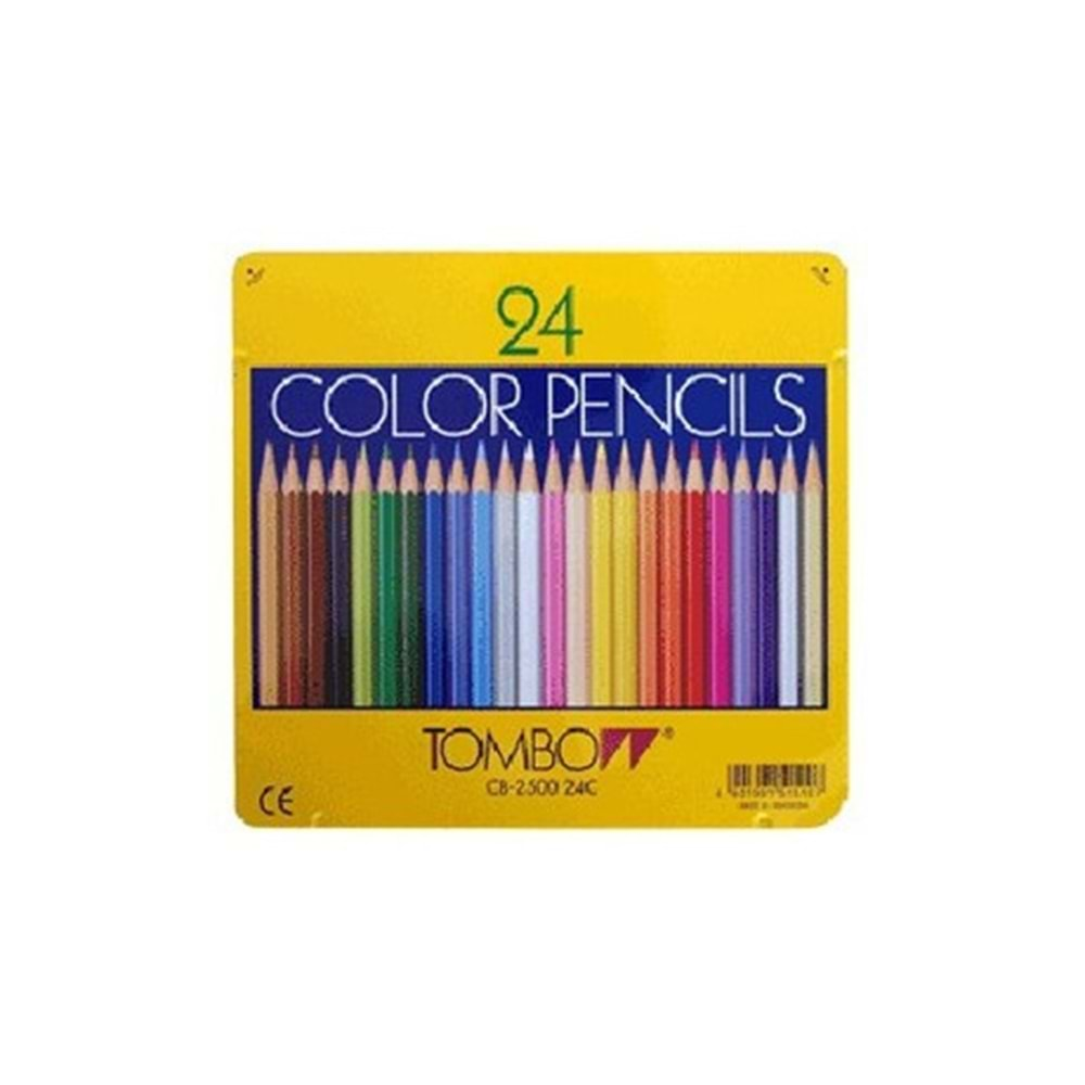 Tombow Color Kuru Kalem 24Lü Teneke Kutu