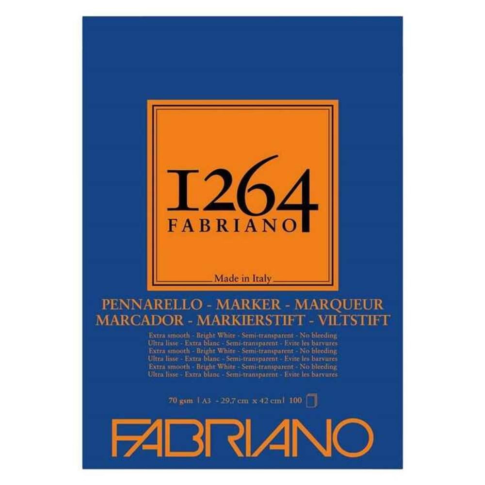 Fabriano 1264 Marker Paper Blok 70 gr A3 100 yaprak