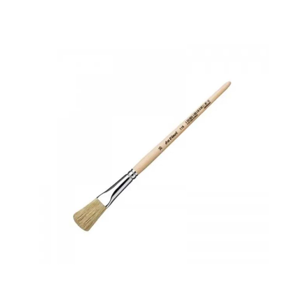 Da Vinci 116 Seri Utılıty Brush Short Plain Wood Handle No:14