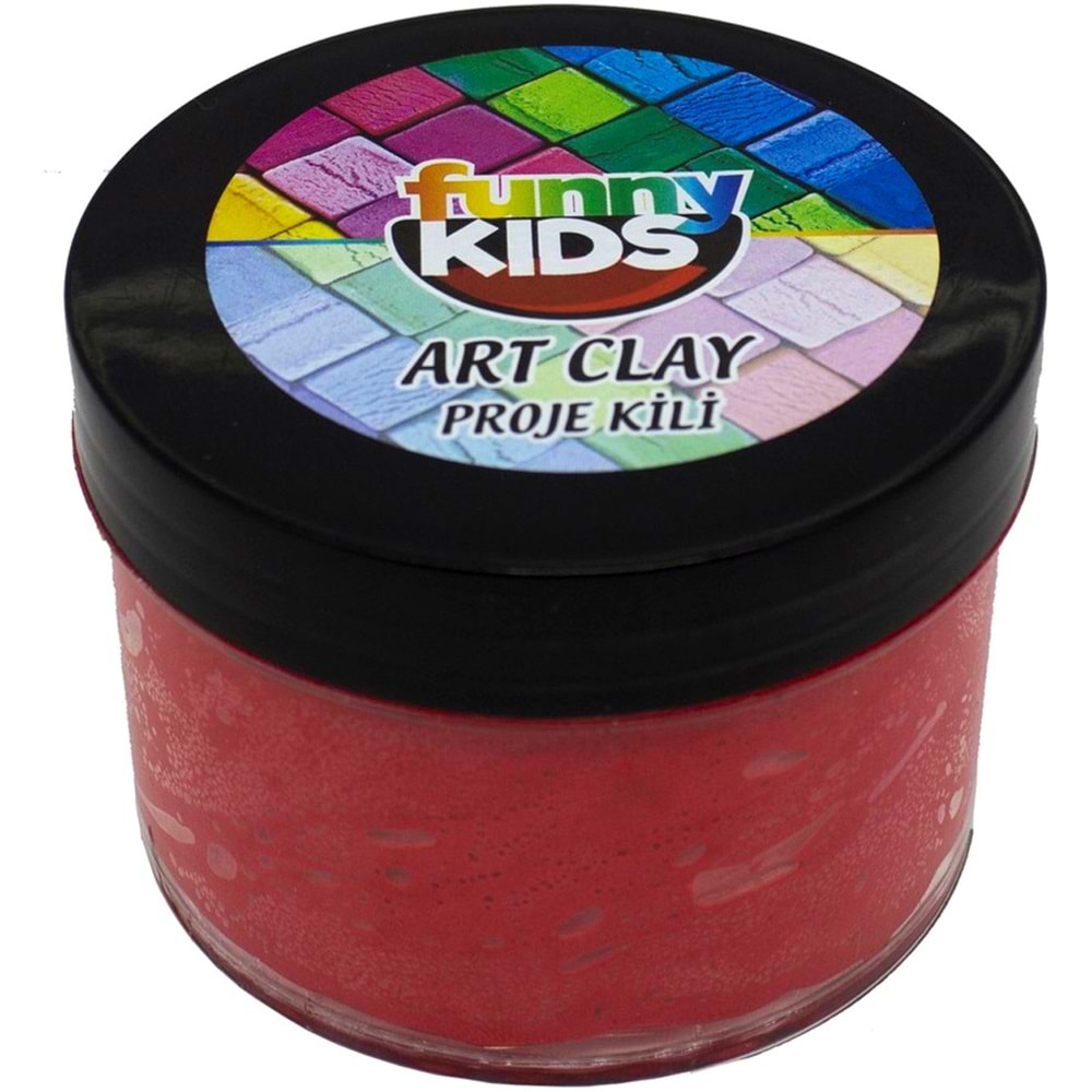 Funny Kids Art Clay Proje Kili Kırmızı 560