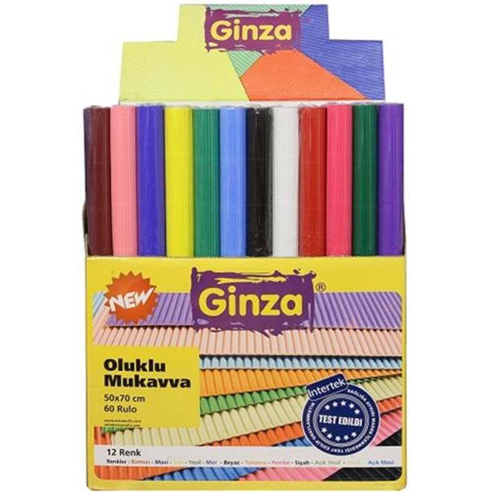 Ginza Oluklu Karton 60 Lı Set No:964 (1 Adet)