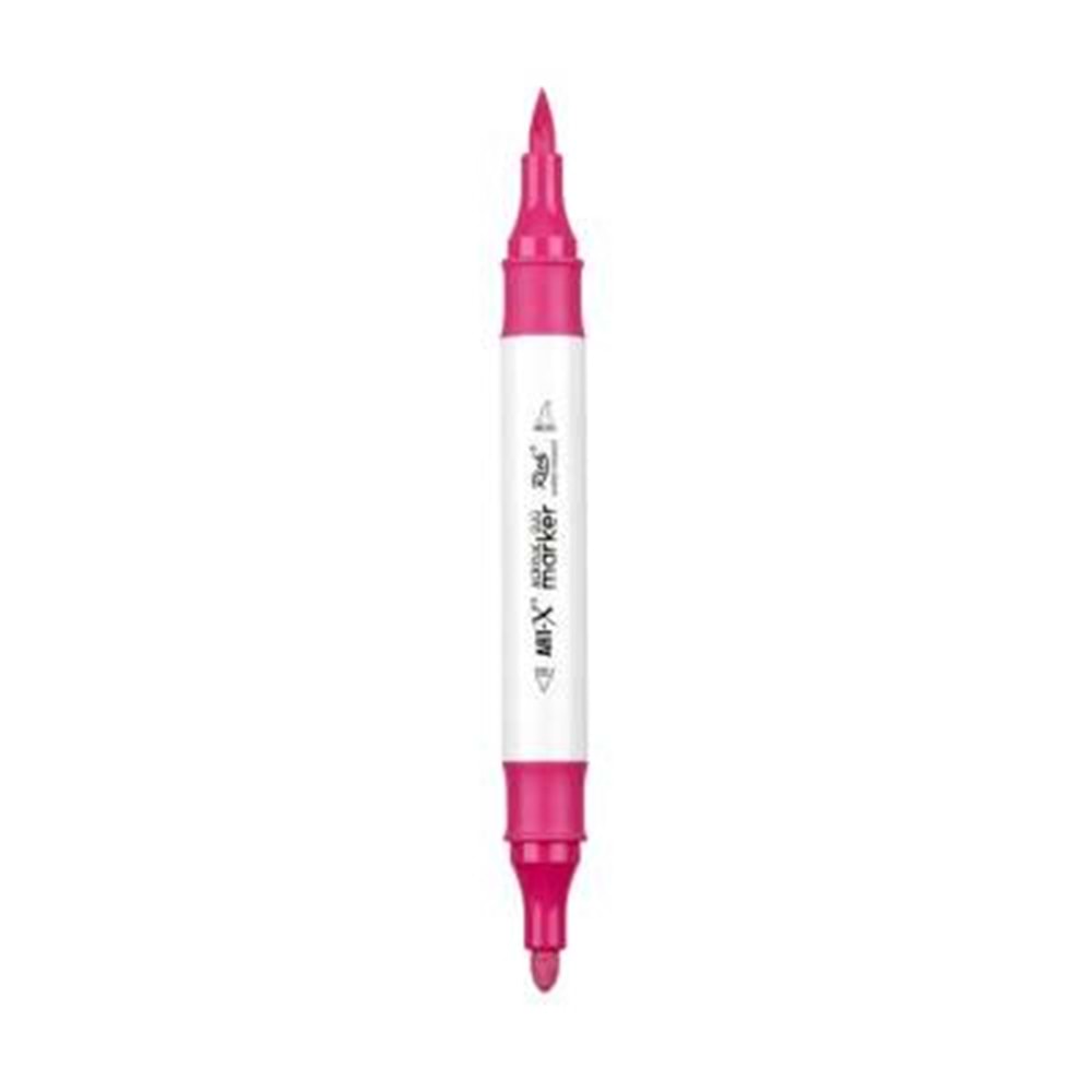 Rich Art-X Acrylic Duo Marker Çift Uçlu Su Bazlı Boyama Kalemi No:151 Pembe