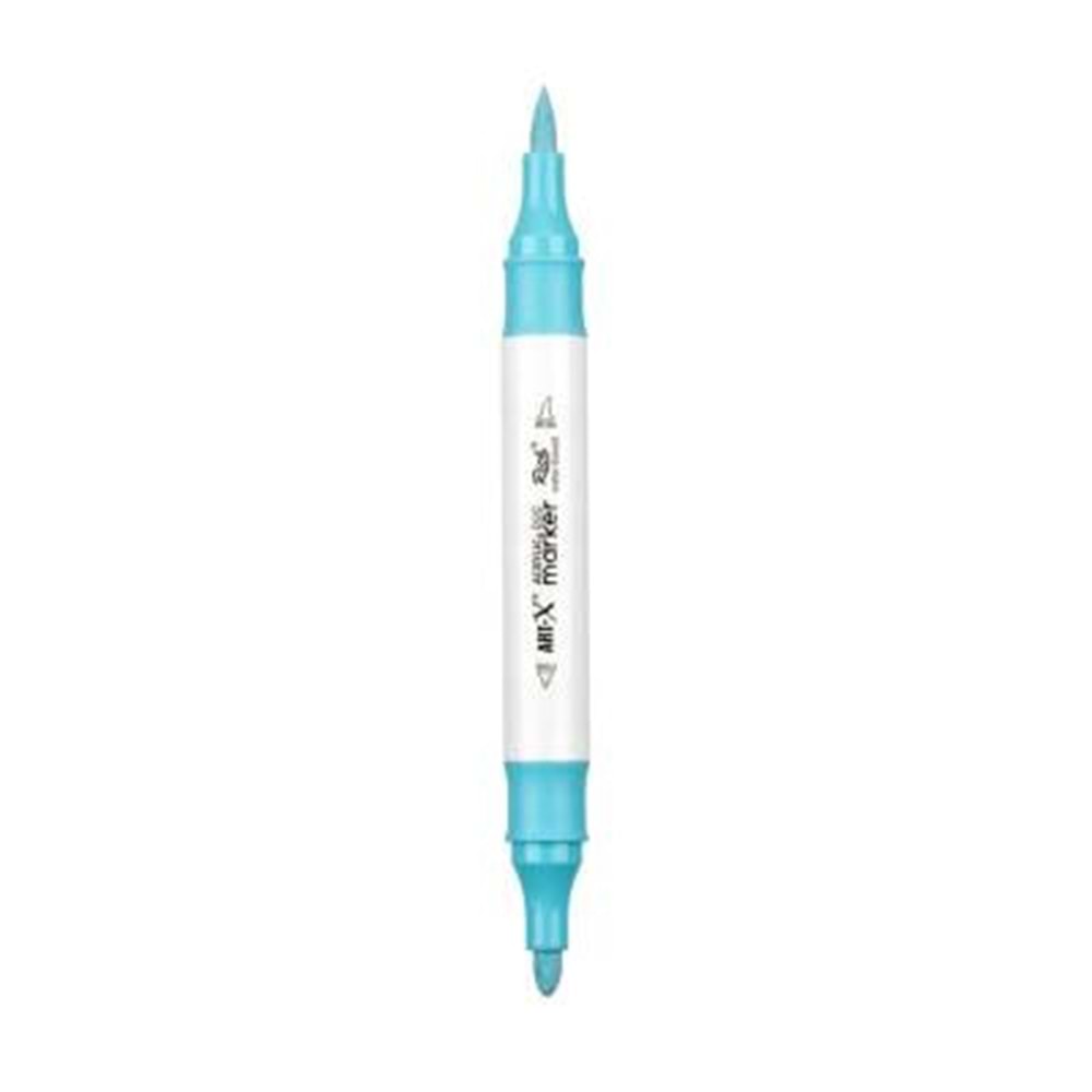 Rich Art-X Acrylic Duo Marker Çift Uçlu Su Bazlı Boyama Kalemi No:148 Bebek Mavi