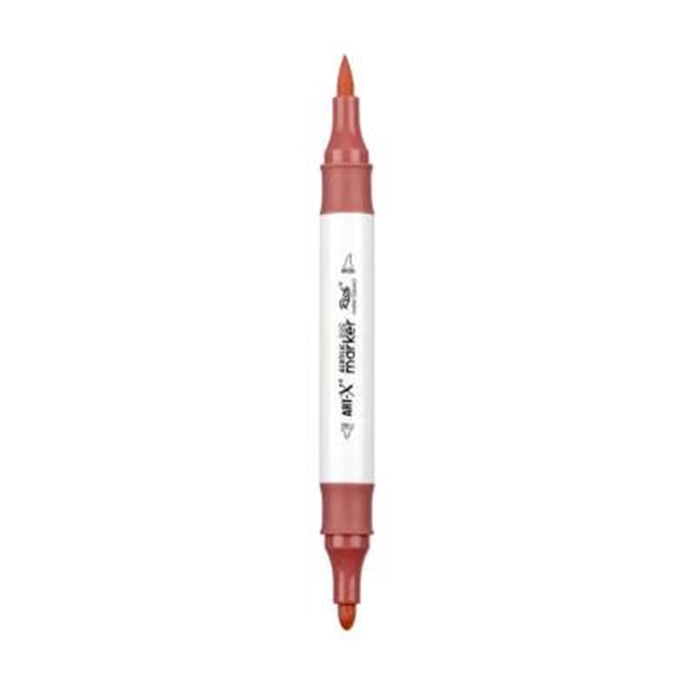 Rich Art-X Acrylic Duo Marker Çift Uçlu Su Bazlı Boyama Kalemi No:57 Erguvan