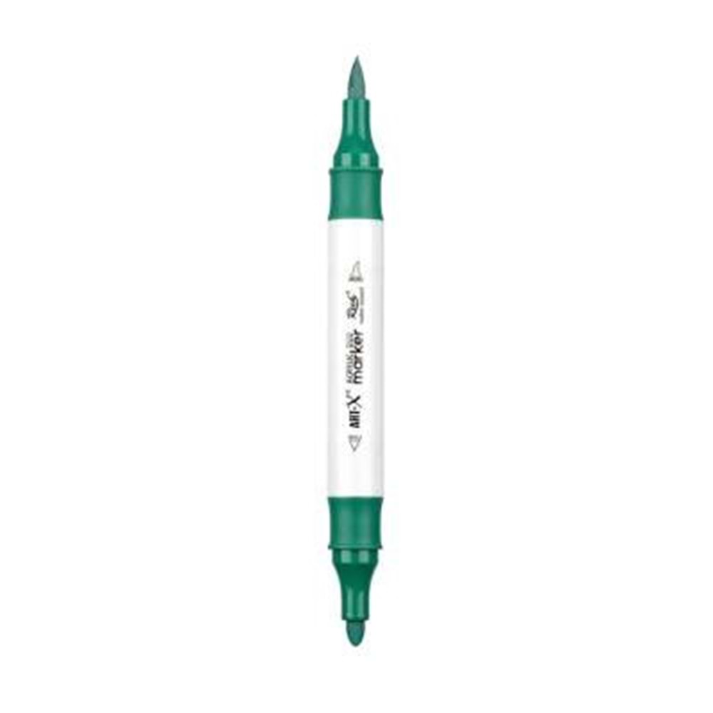 Rich Art-X Acrylic Duo Marker Çift Uçlu Su Bazlı Boyama Kalemi No:152 Deniz Yeşili