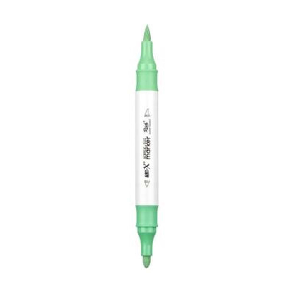 Rich Art-X Acrylic Duo Marker Çift Uçlu Su Bazlı Boyama Kalemi No:147 Açık Nane Yeşili