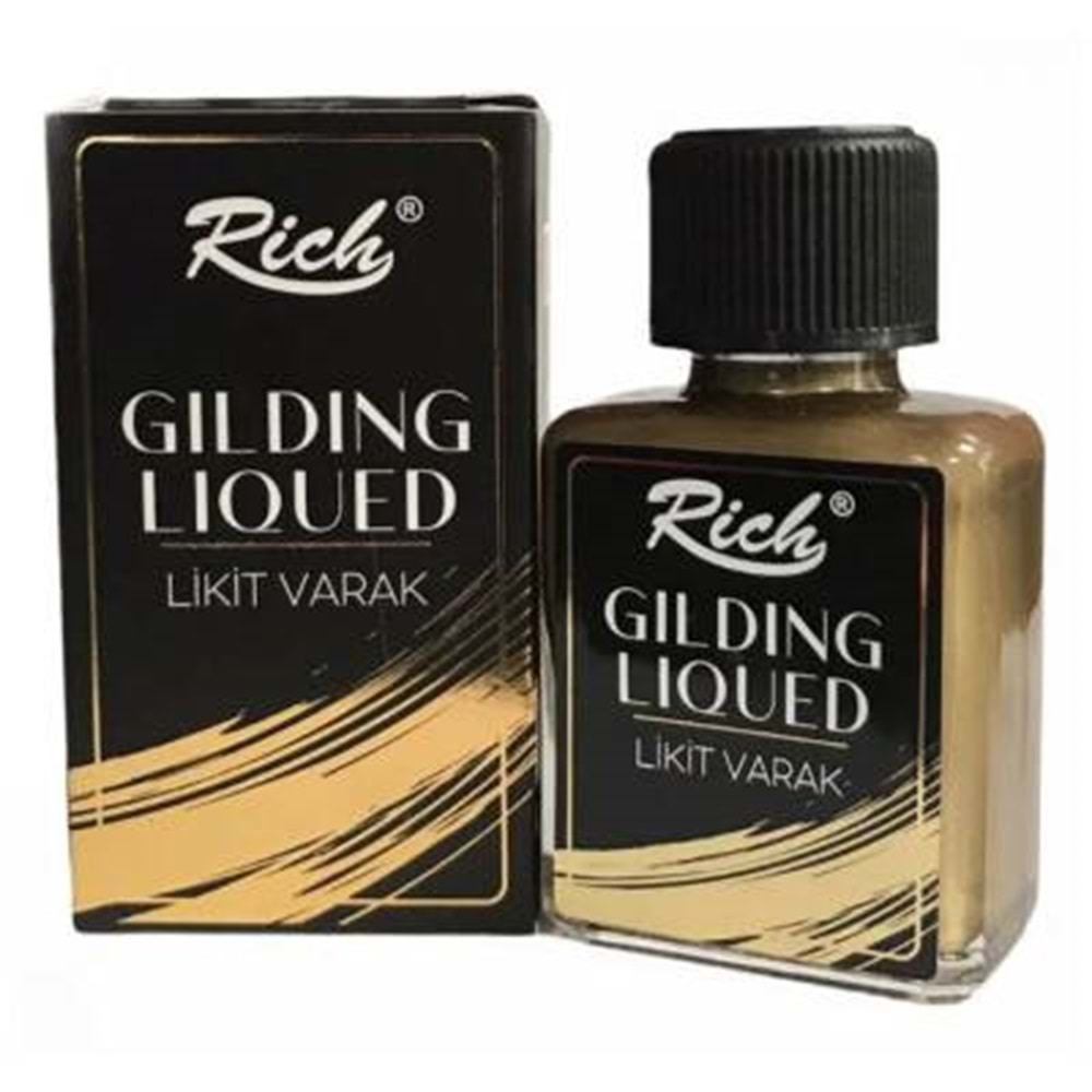 Rich Gilding Liqued Sıvı Varak 75 cc Altın