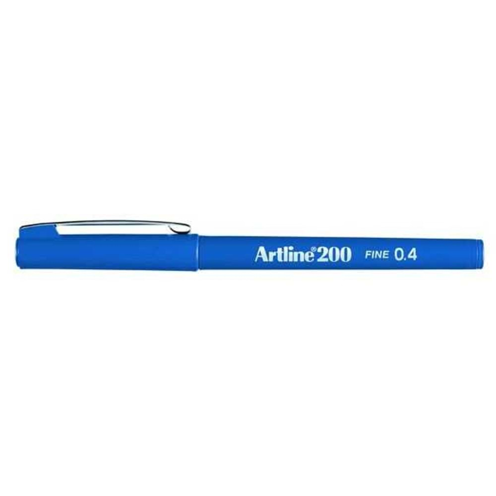 Artline 200 Fineliner 0.4mm İnce Uçlu Yazı ve Çizim Kalemi Royal Blue