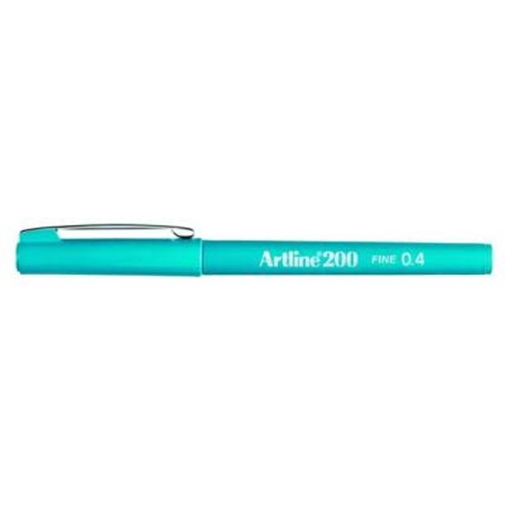 Artline 200 Fineliner 0.4mm İnce Uçlu Yazı ve Çizim Kalemi Gök Mavi