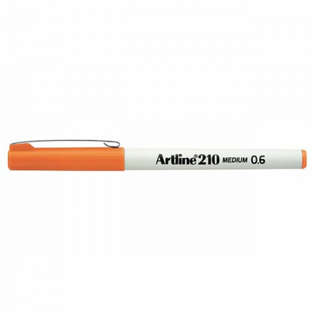 Artline 210N Keçe Uçlu Yazı Kalemi 0,6mm Turuncu