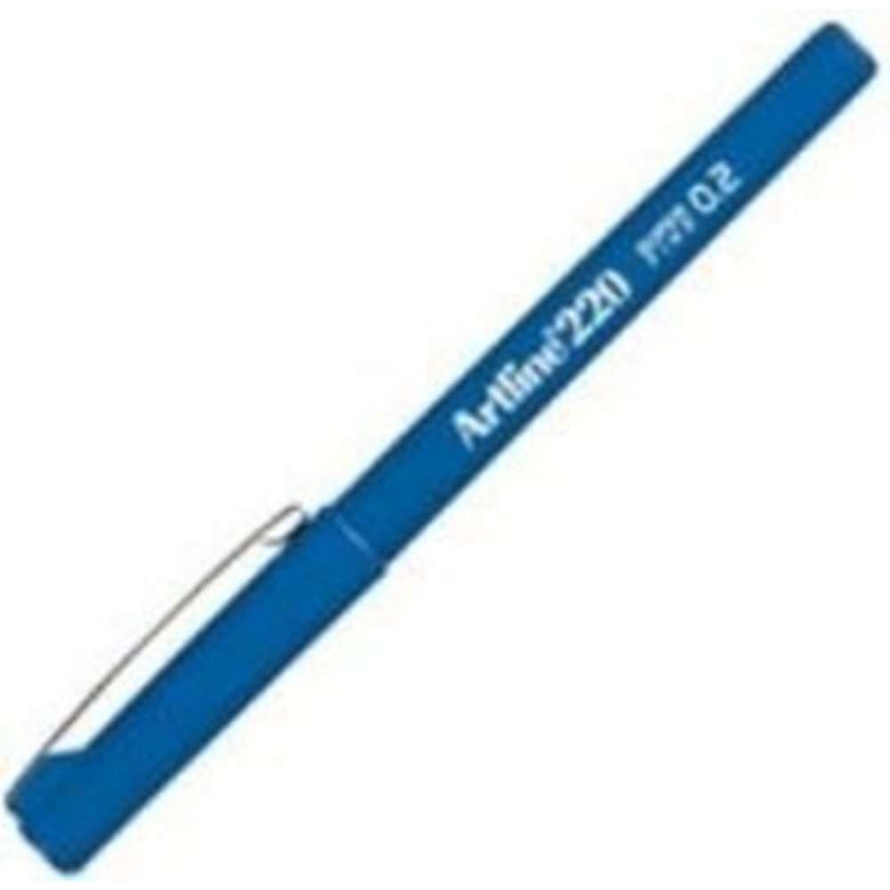 Artline 220 Superfine 0.2 mm İnce Uçlu Yazı Ve Çizim Kalemi Royal Blue