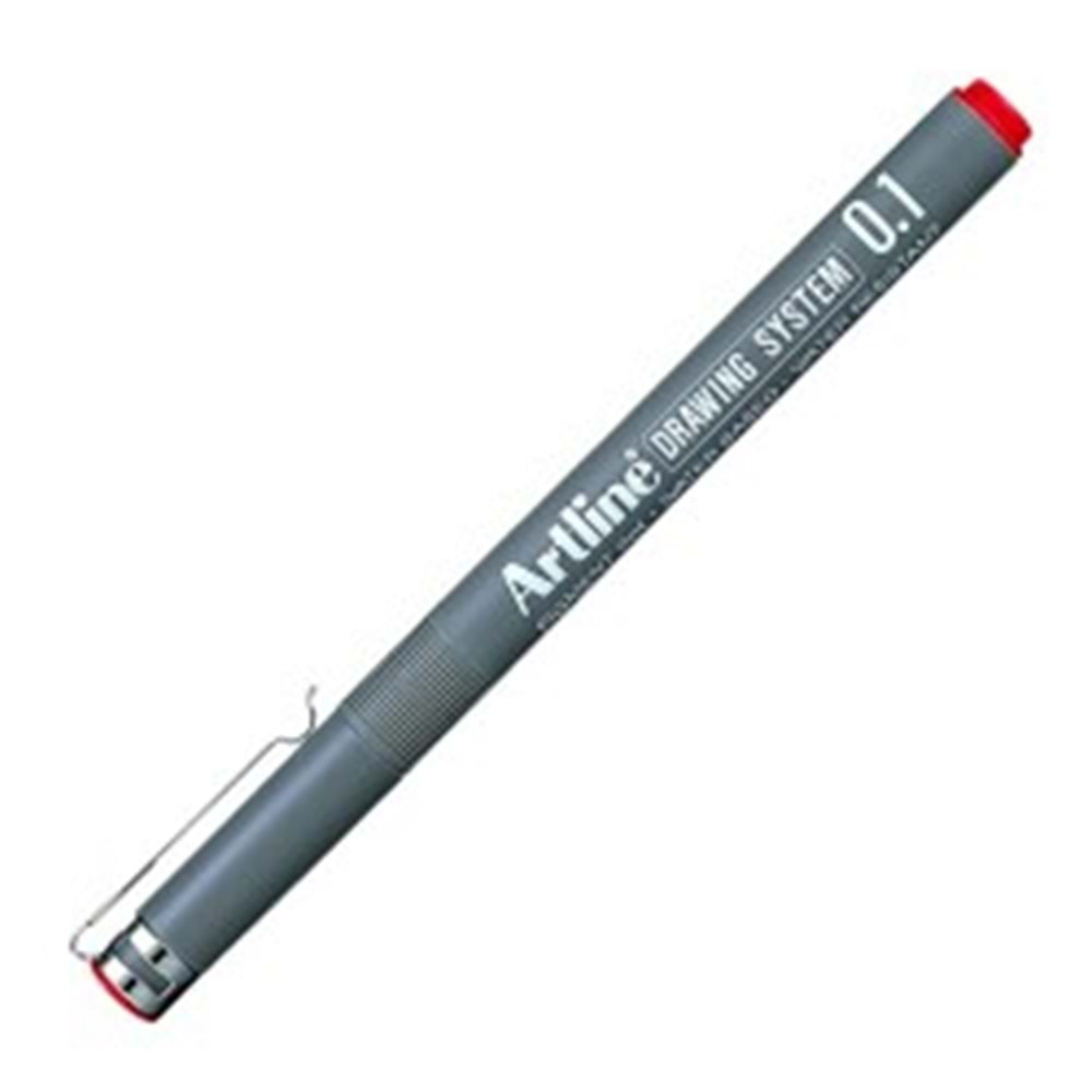 Artline Drawing System Teknik Çizim Kalemi 0.1 mm Kırmızı