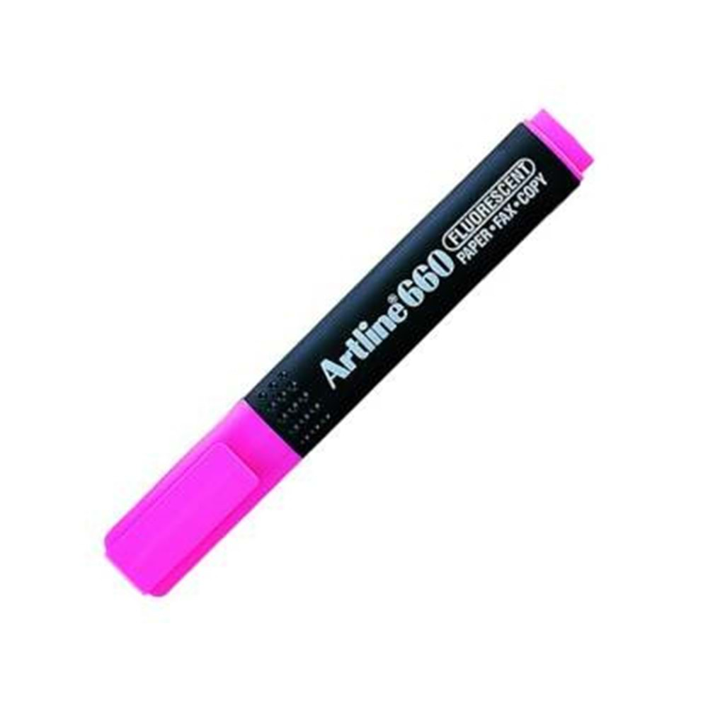 Artline 660 Fosforlu Kalem Floresan Pembe