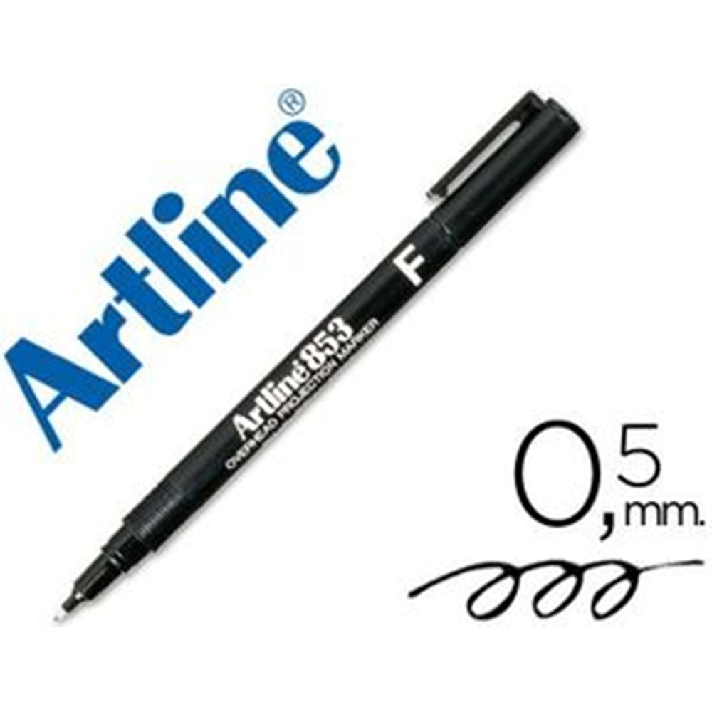 Artline 853 Tepegöz Markörü Uç:0,5mm Siyah