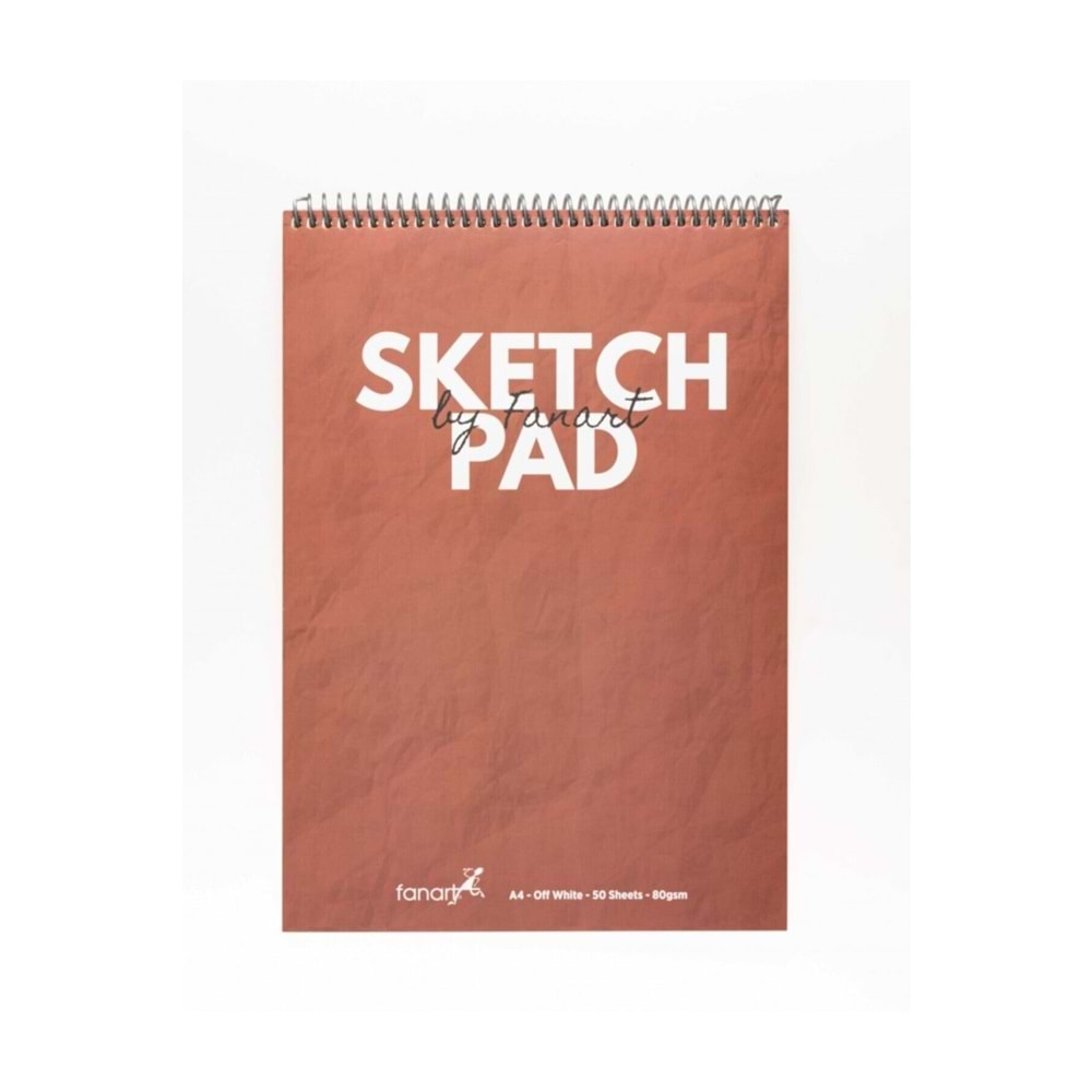 Fanart Academy Sketch Pad A4 Bordo 80gr Spiralli 50 Yaprak