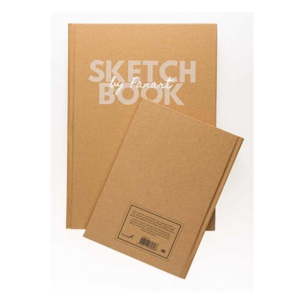 Fanart Academy Sketch Book A4 Kraft 80gr Sert Kapak 96 Yaprak