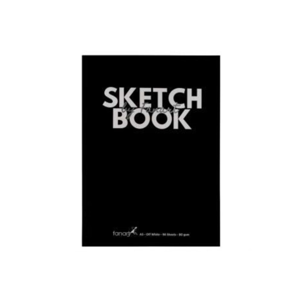 Fanart Academy Sketch Book A4 Siyah 80gr Sert Kapak 96 Yaprak