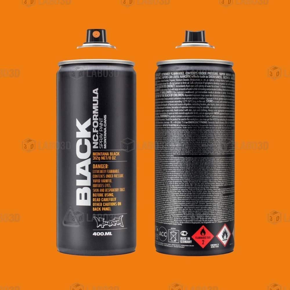 Montana Black Sprey Boya 400ml Clockwork Orange BLK2070