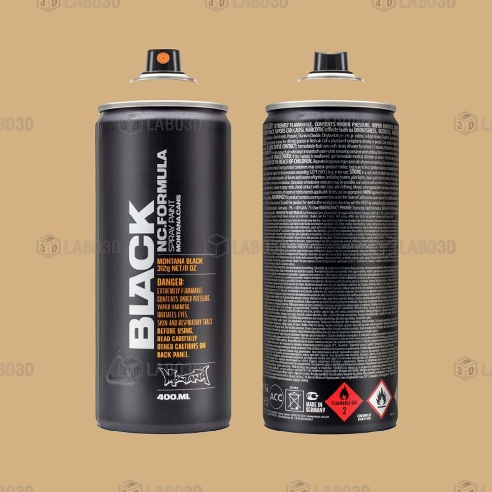 Montana Black Sprey Boya 400ml Sand BLK8010
