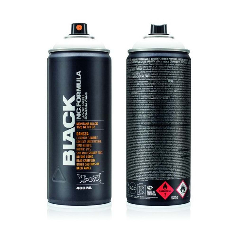 Montana Black 400ml Snow White BLK9100