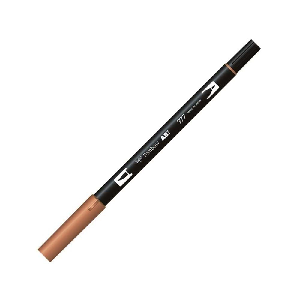 Tombow Dual Brush Pen Grafik Çizim Kalemi 977 Saddle Brown