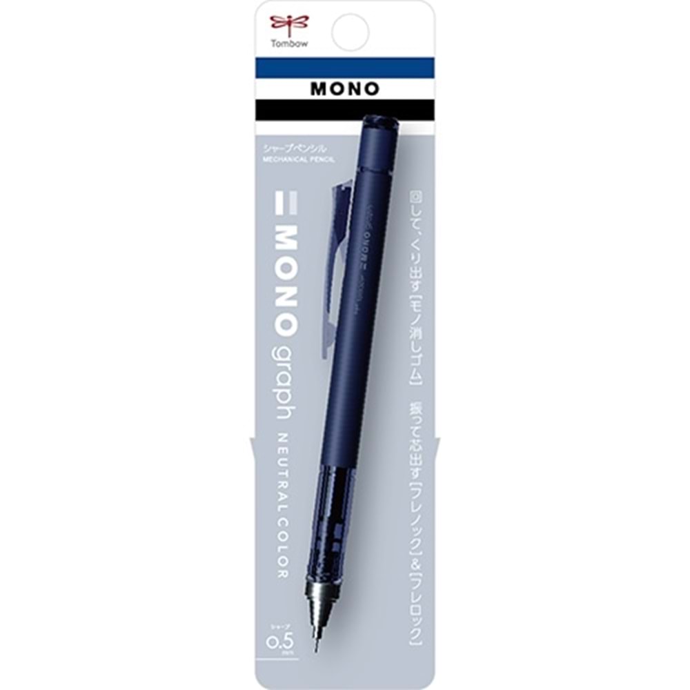 Tombow Mono Graph Neutral Mekanik Kurşun Kalem 0,5Mm Mat Lacivert