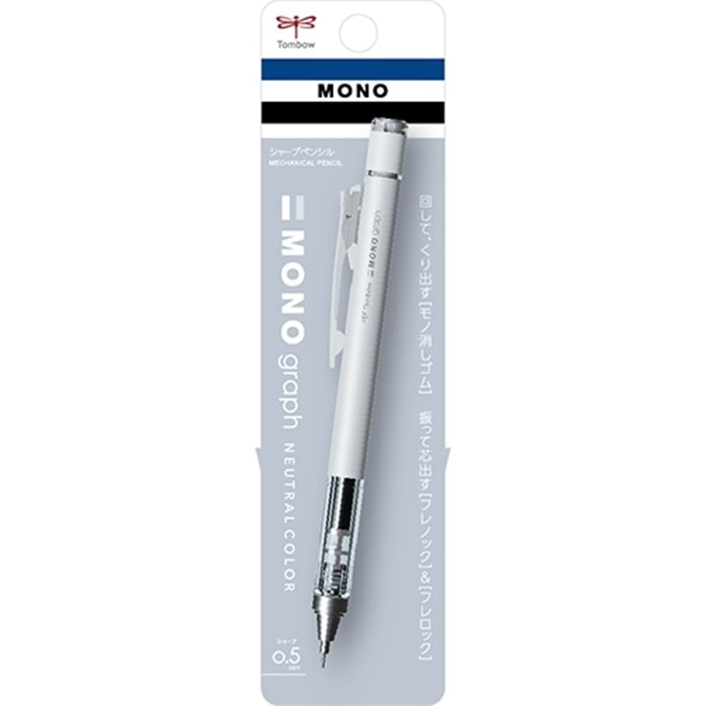 Tombow Mono Graph Neutral Mekanik Kurşun Kalem 0,5Mm Mat Gri
