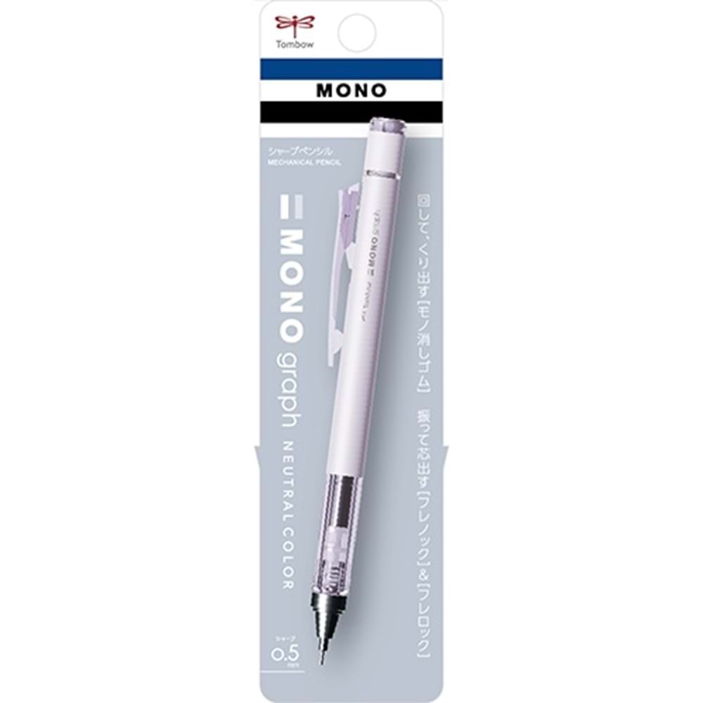 Tombow Mono Graph Neutral Mekanik Kurşun Kalem 0,5Mm Mat Mor