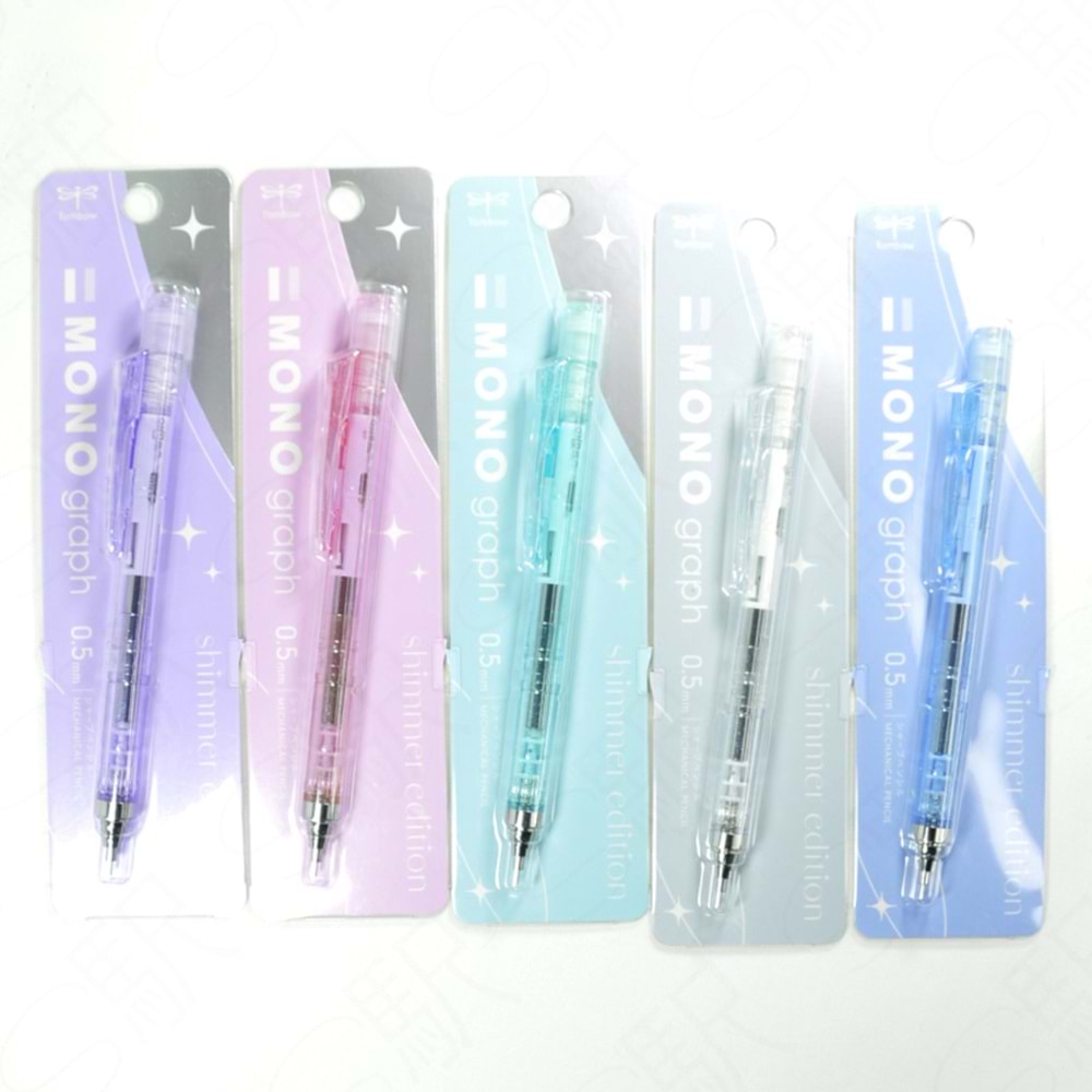 Tombow Mono Graph Shimmer Mekanik Kurşun Kalem 0,5Mm Blisterli Pembe