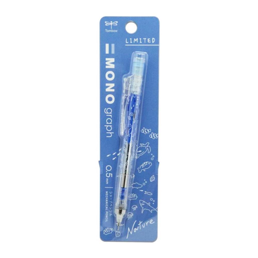 Tombow Mono Graph Nature Mekanik Kurşun Kalem 0,5Mm Blisterli Ocean
