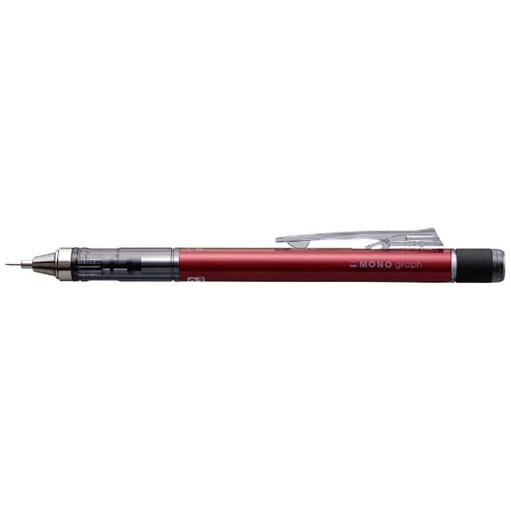 Tombow Mono Graph Kurşun Kalem 0,3mm Kırmızı