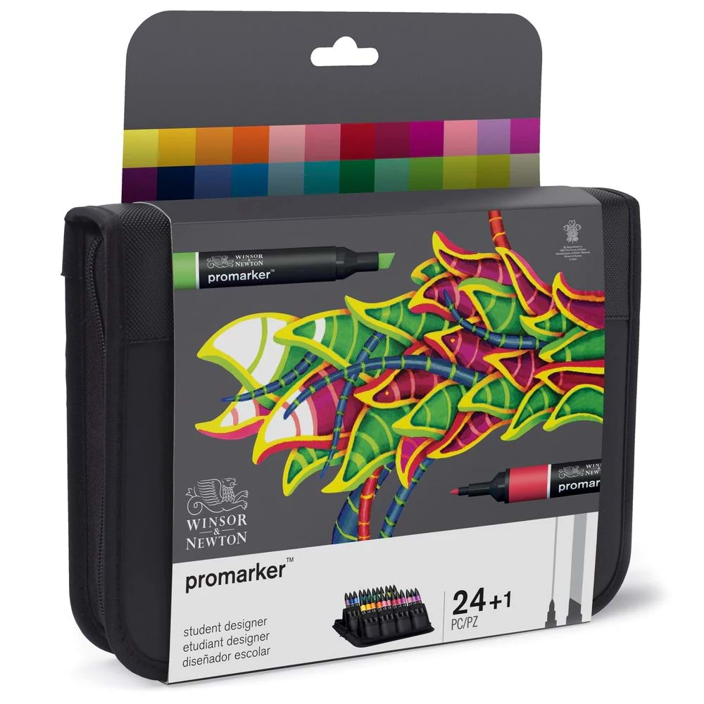 Winsor&Newton Promarker Çantalı Set (24 renk)