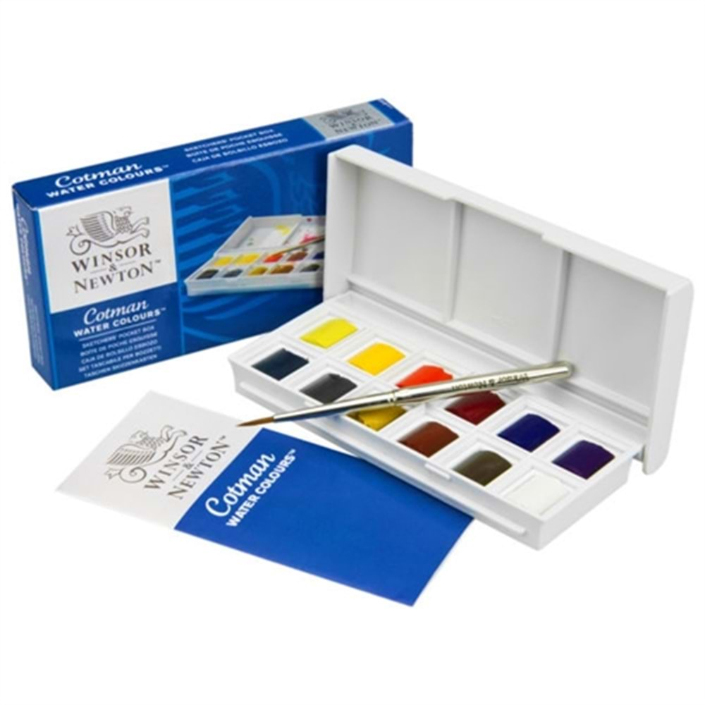 Winsor Newton Cotman Suluboya Seti 12'li