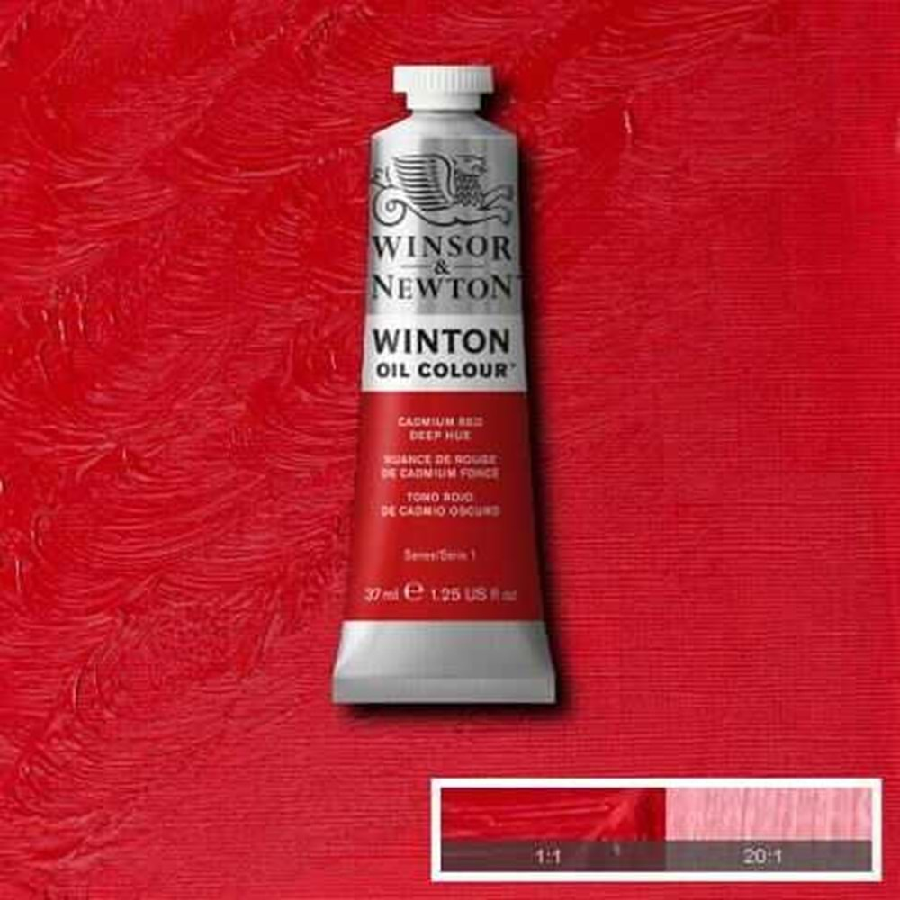 Winsor&Newton Winton Yağlı Boya 37ml Cadmium Red Deep Hue 098 (6)