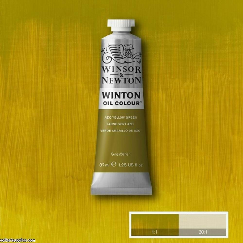 Winsor&Newton Winton Yağlı Boya 37ml Azo Yellow Green 280