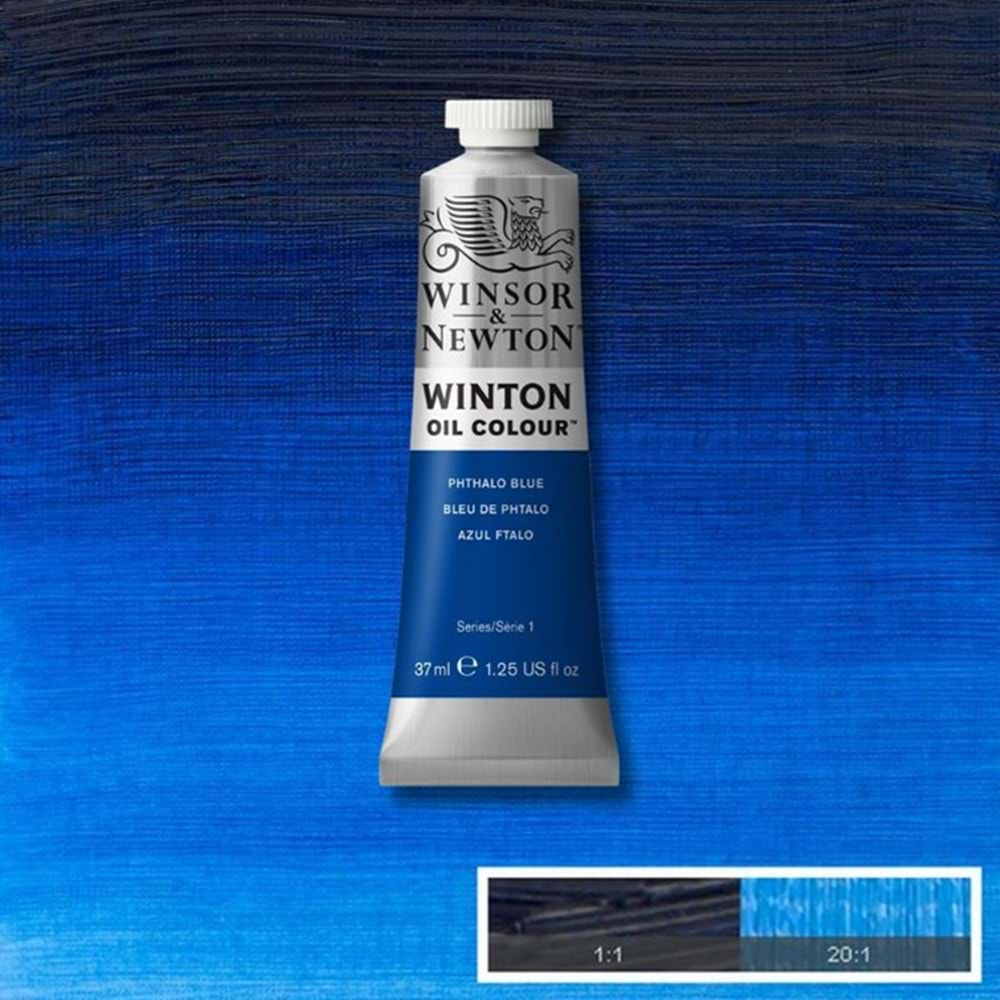 Winsor&Newton Winton Yağlı Boya 37ml Phthalo Blue 516 (30)