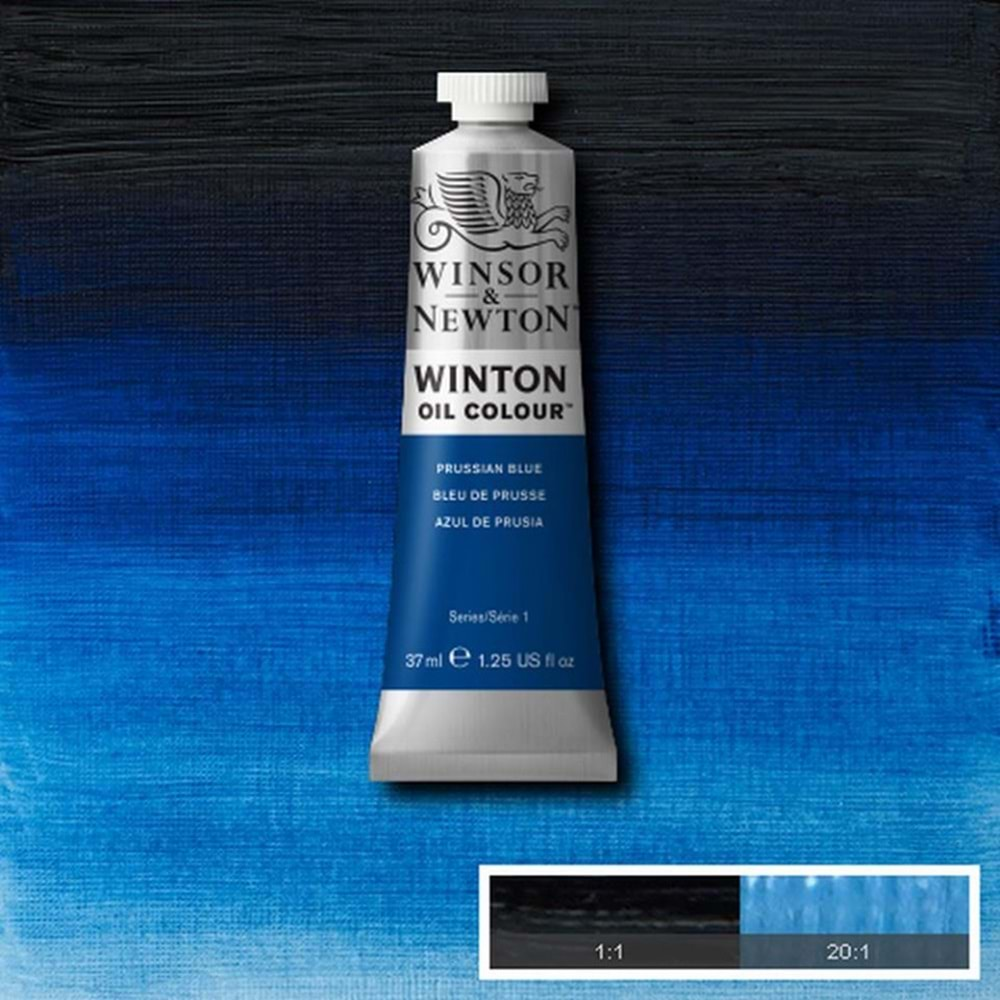 Winsor&Newton Winton Yağlı Boya 37ml Prussian Blue 538 (33)